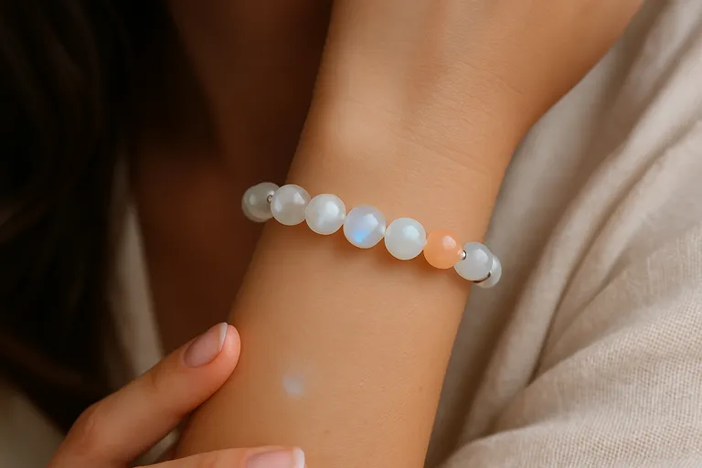 Armband met maansteen: betekenis, stijl en de zachte glans die elke look verheft