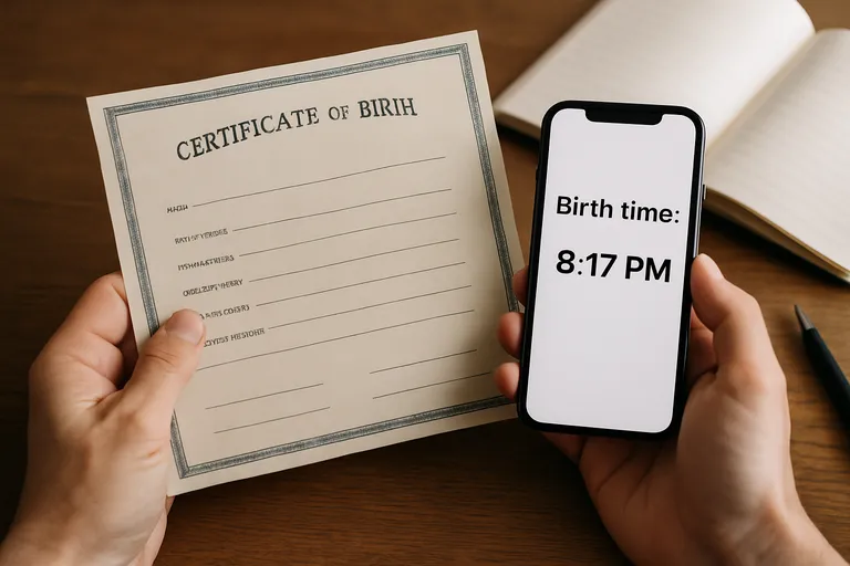 Hoe achterhaal je je geboortetijd