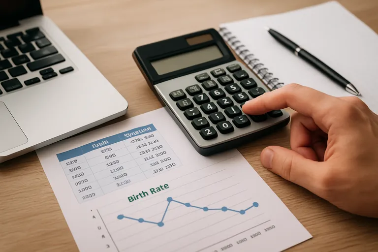 Hoe bereken je het geboortecijfer