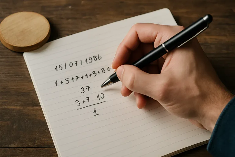 Levenspadnummer berekenen uit je geboortedatum