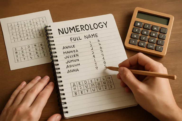 Naamgetallen berekenen uit je volledige naam