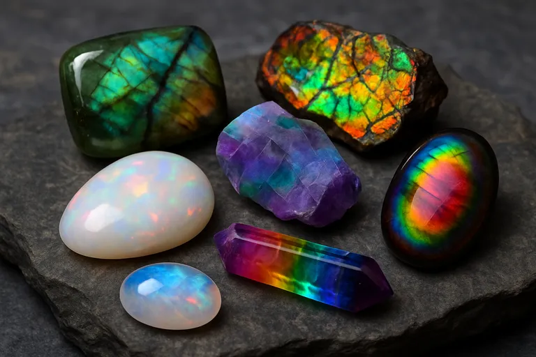 Populaire soorten regenboog stenen