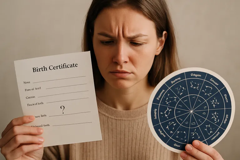 Wat als je je geboortetijd niet weet