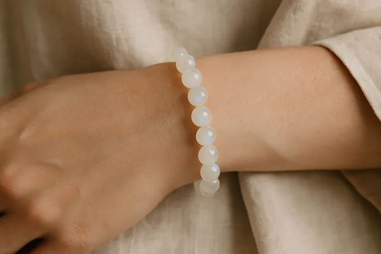 Wat is een maansteen armband