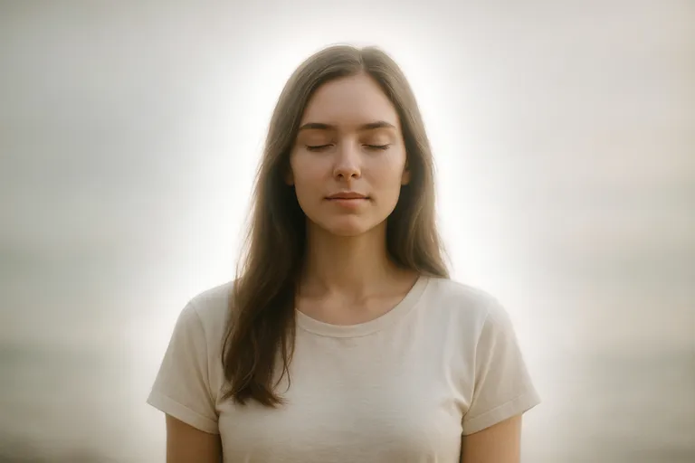 Wat is een witte aura op foto