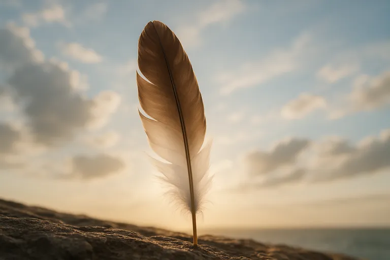 Wat symboliseert een veer?