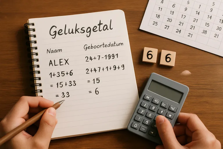 Zo bereken je je geluksgetal uit naam en geboortedatum